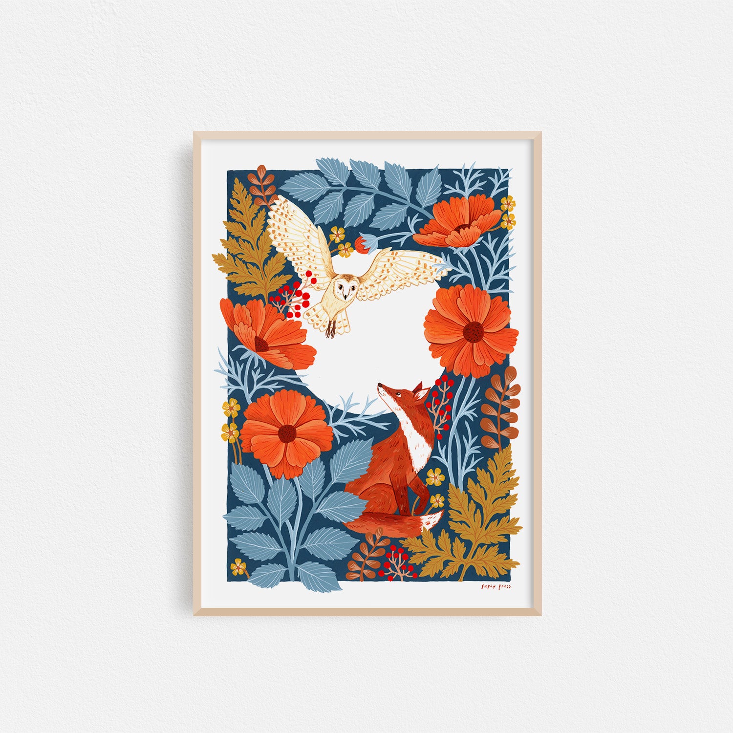 Fox & Owl Artists Print