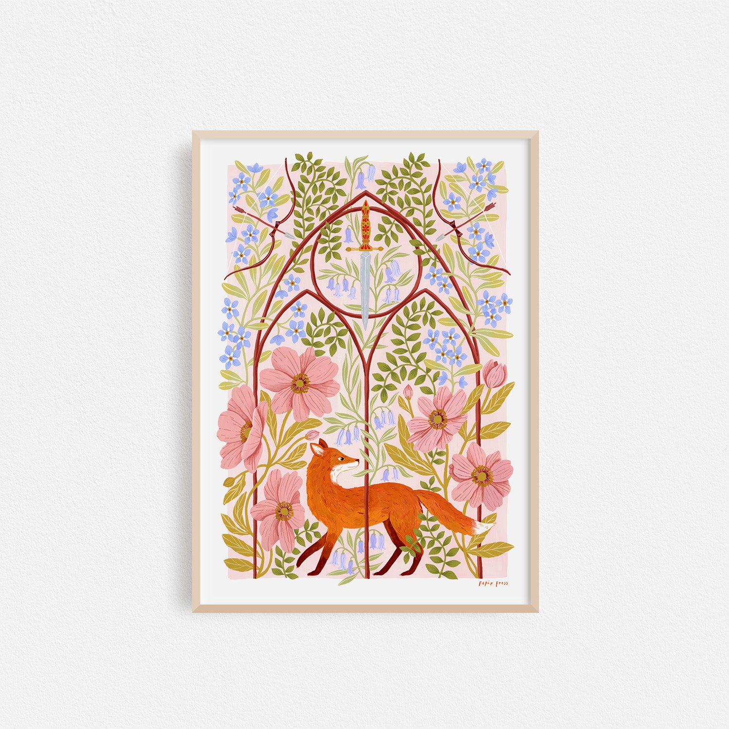 The Fox in the Arch Artists Print