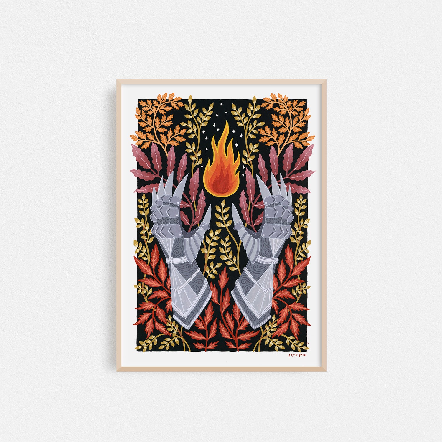 The Gauntlets Artists Print