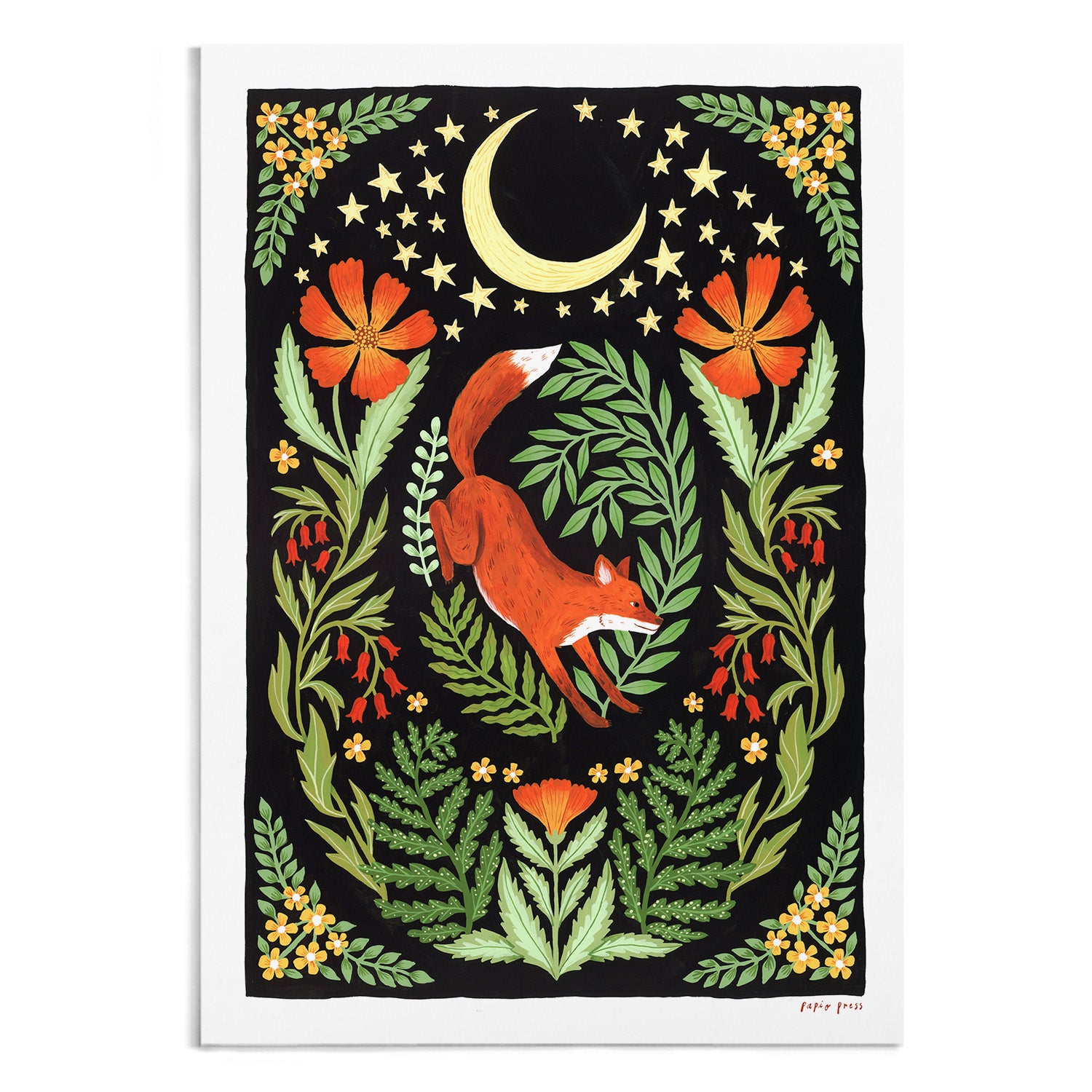 Lunar Fox Artists Print