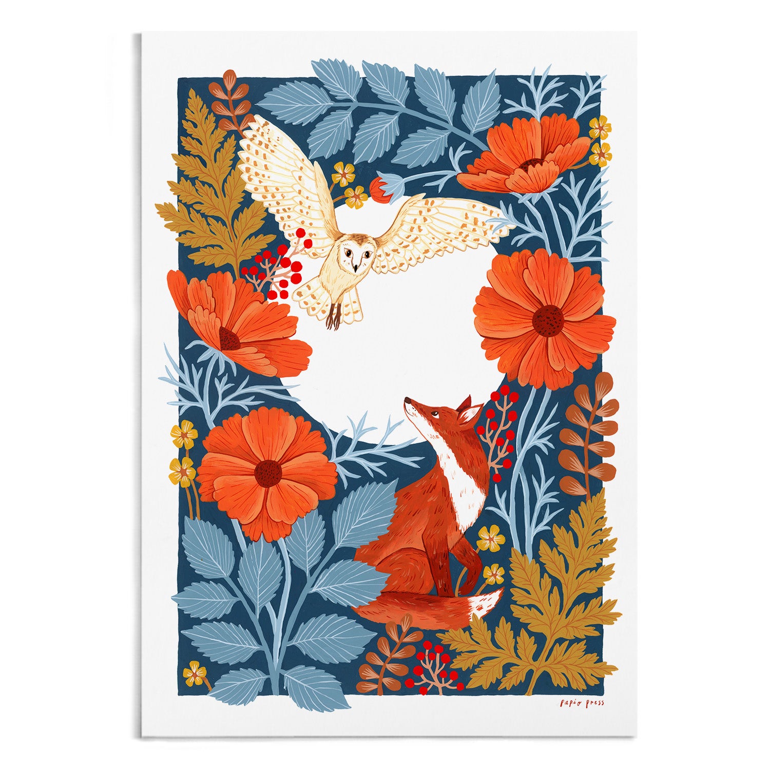 Fox & Owl Artists Print