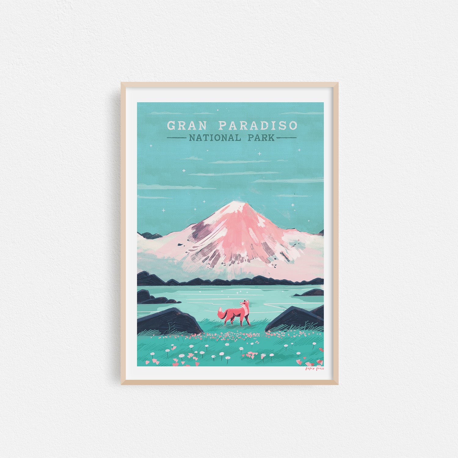 Gran Paradiso National Park Artists Print