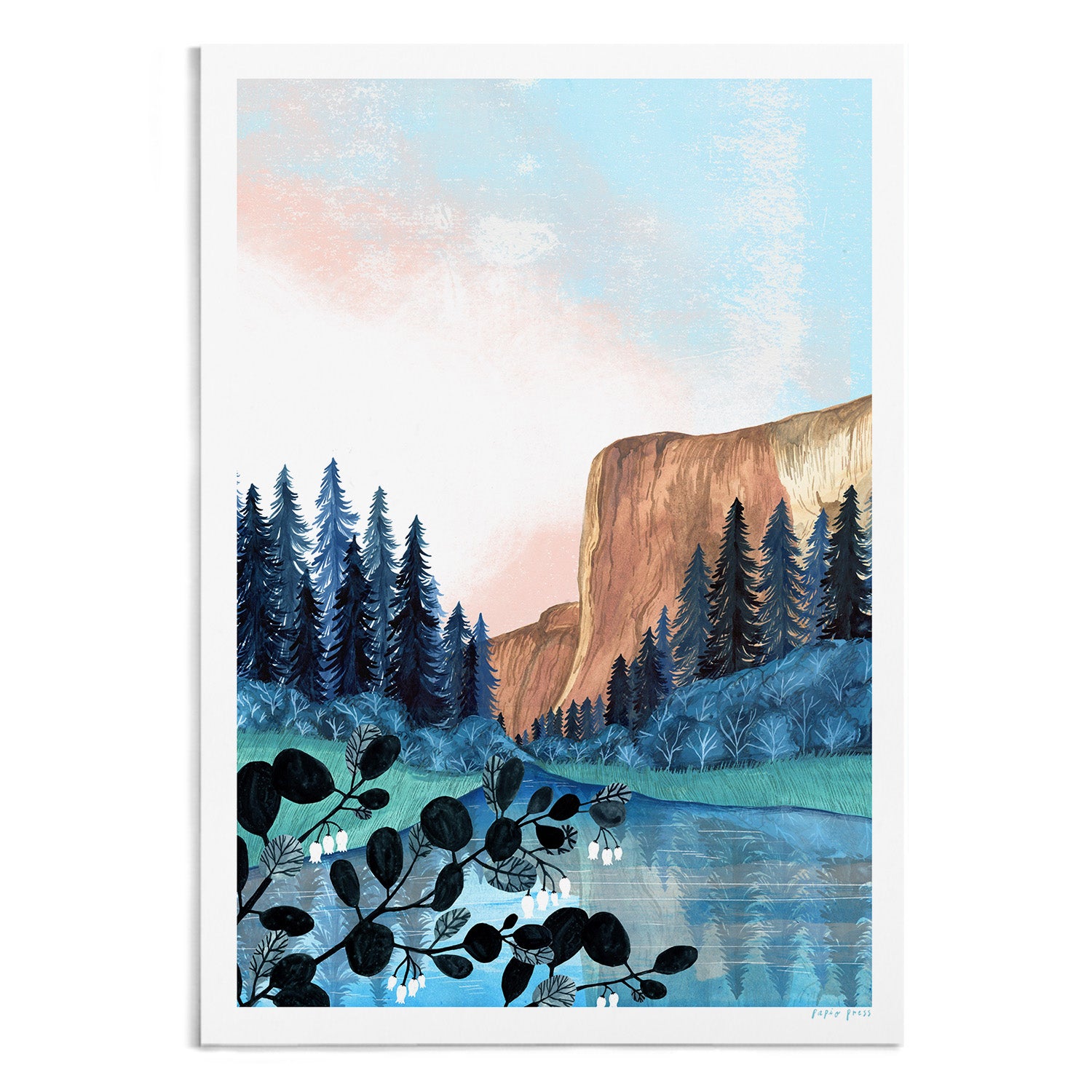 Yosemite National Park Artists Print