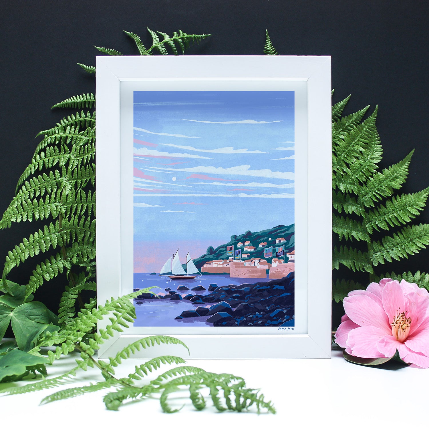 Mousehole Harbour, Cornwall Artists Print