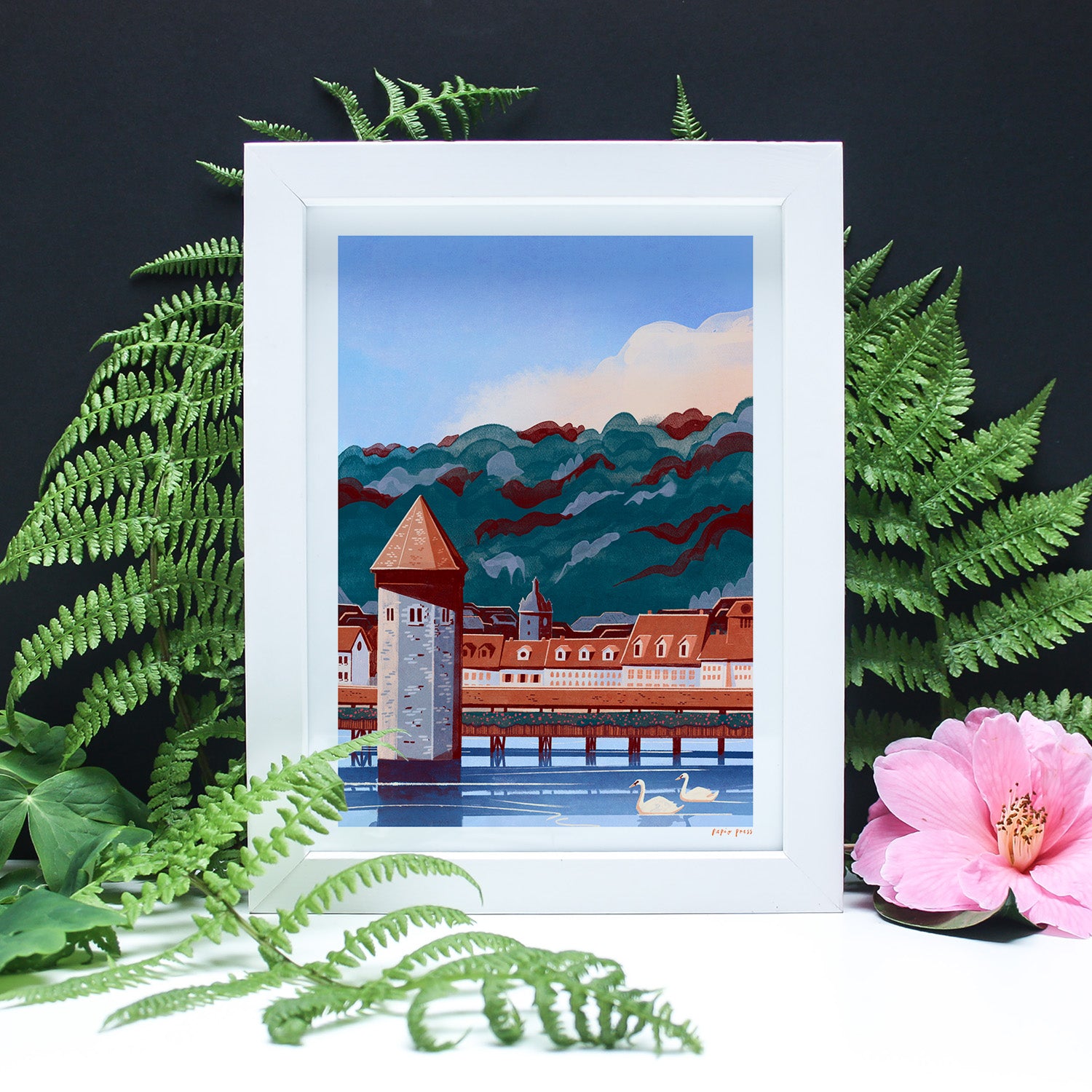 Lucerne, Switzerland Artists Print