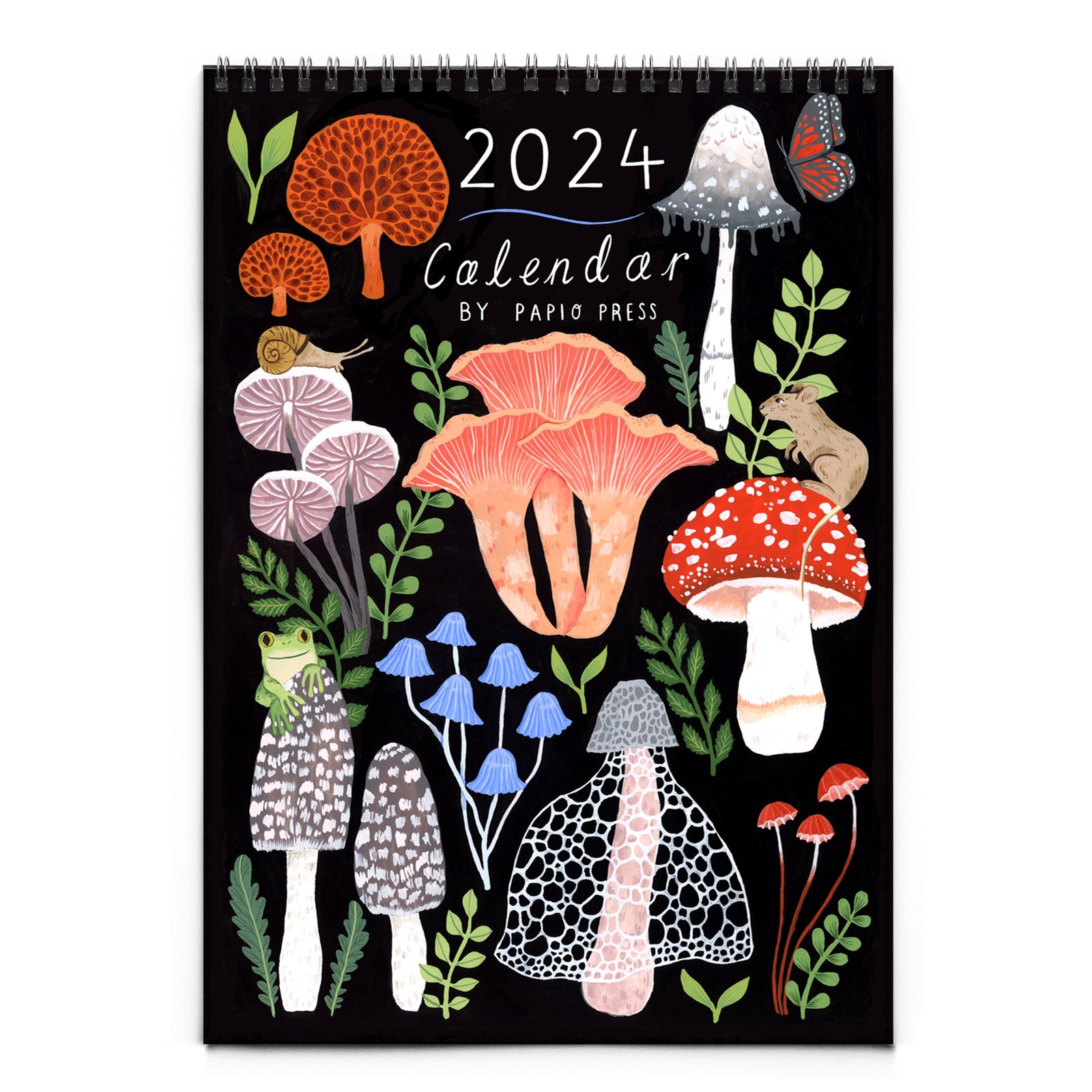 2024 Papio Press Florals & Animals Calendar