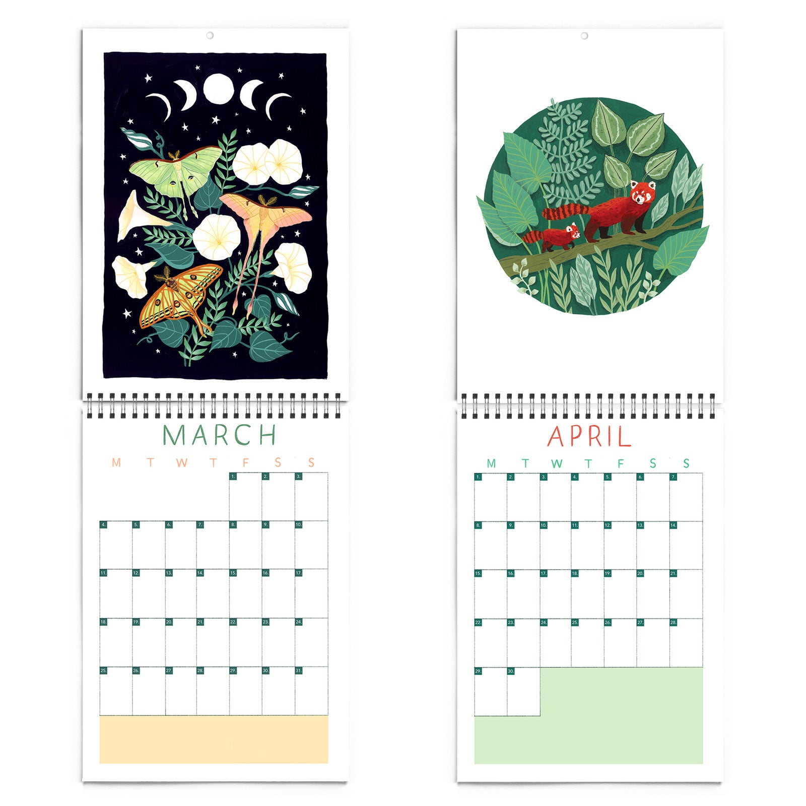 2024 Papio Press Florals & Animals Calendar