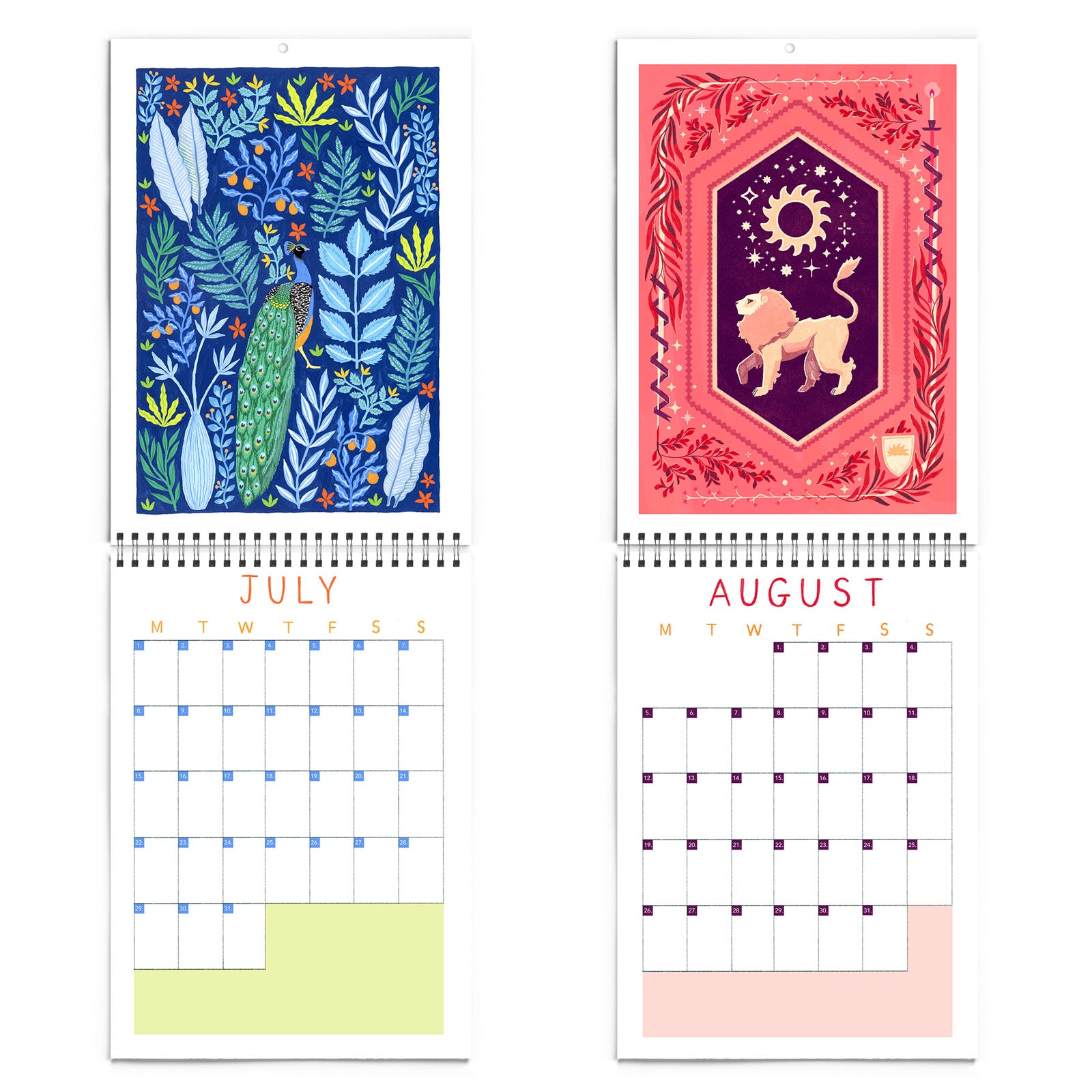 2024 Papio Press Florals & Animals Calendar