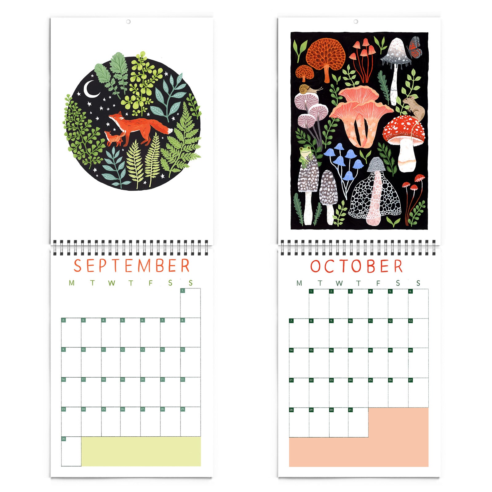 2024 Papio Press Florals & Animals Calendar
