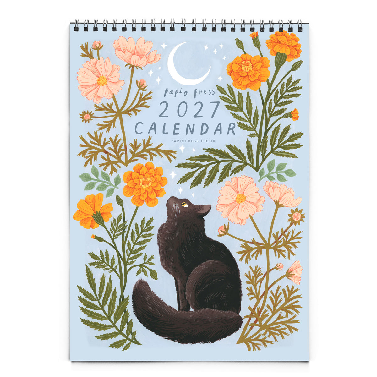 2027 Papio Press Florals & Animals Calendar