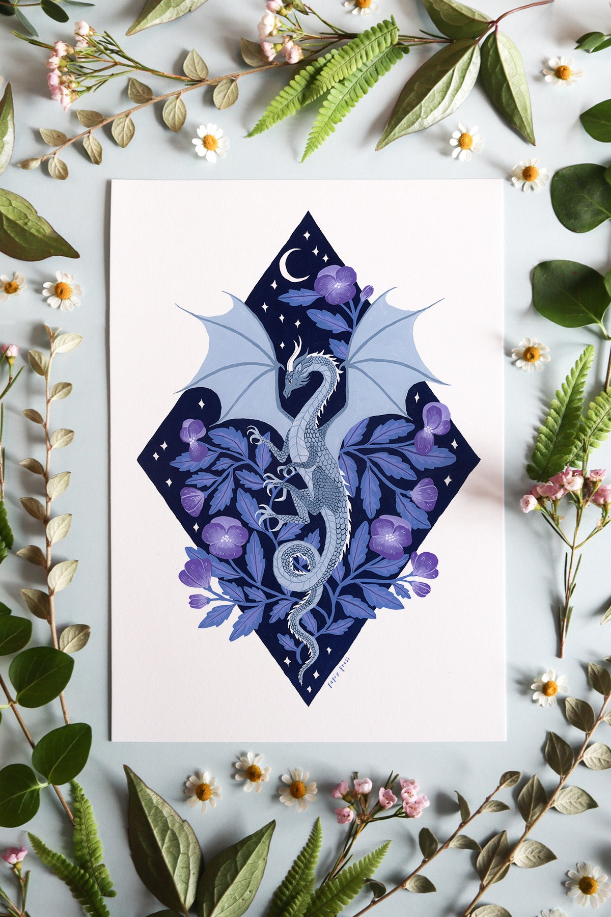 Dragon Diamond Artists Print