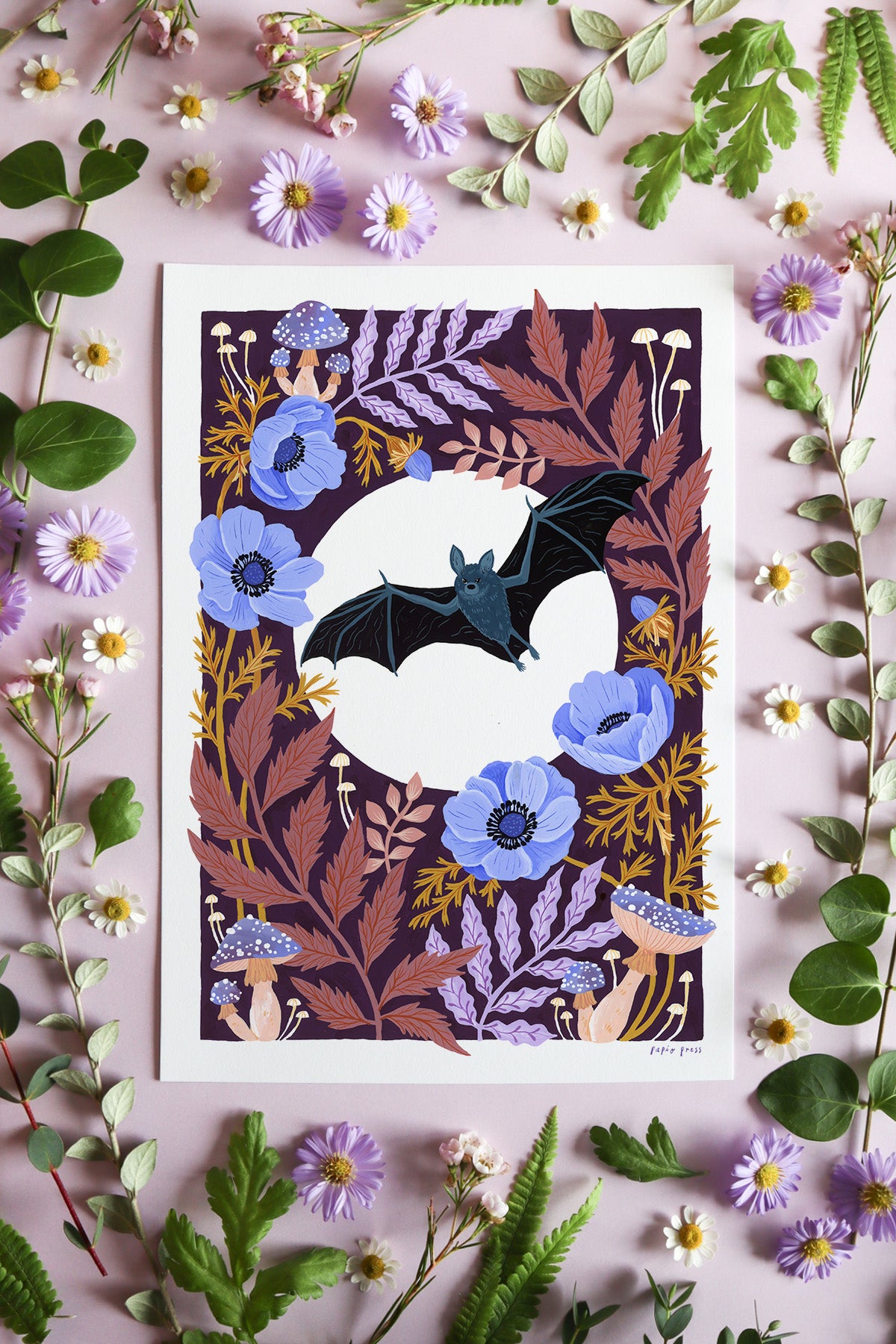 Lunar Bat Artists Print