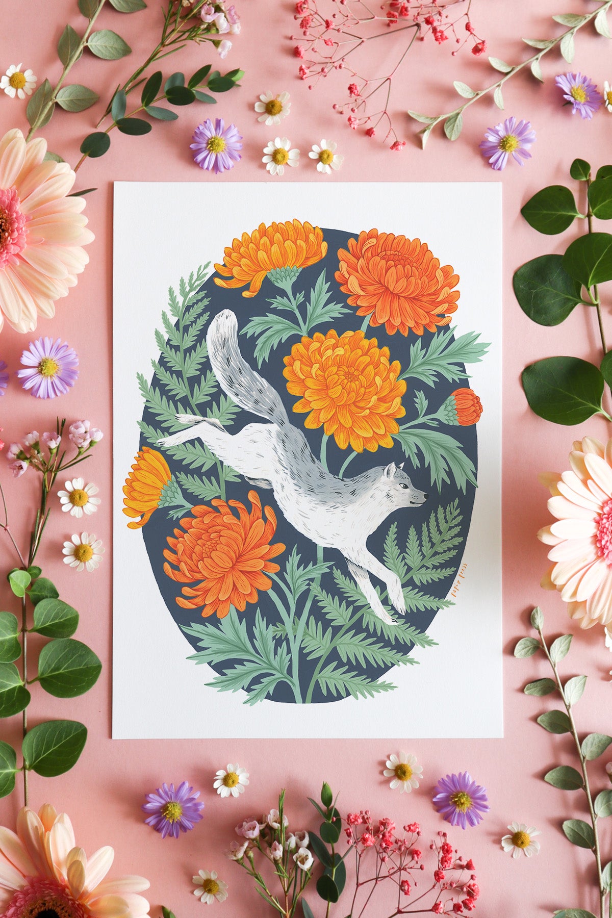Floral Wolf