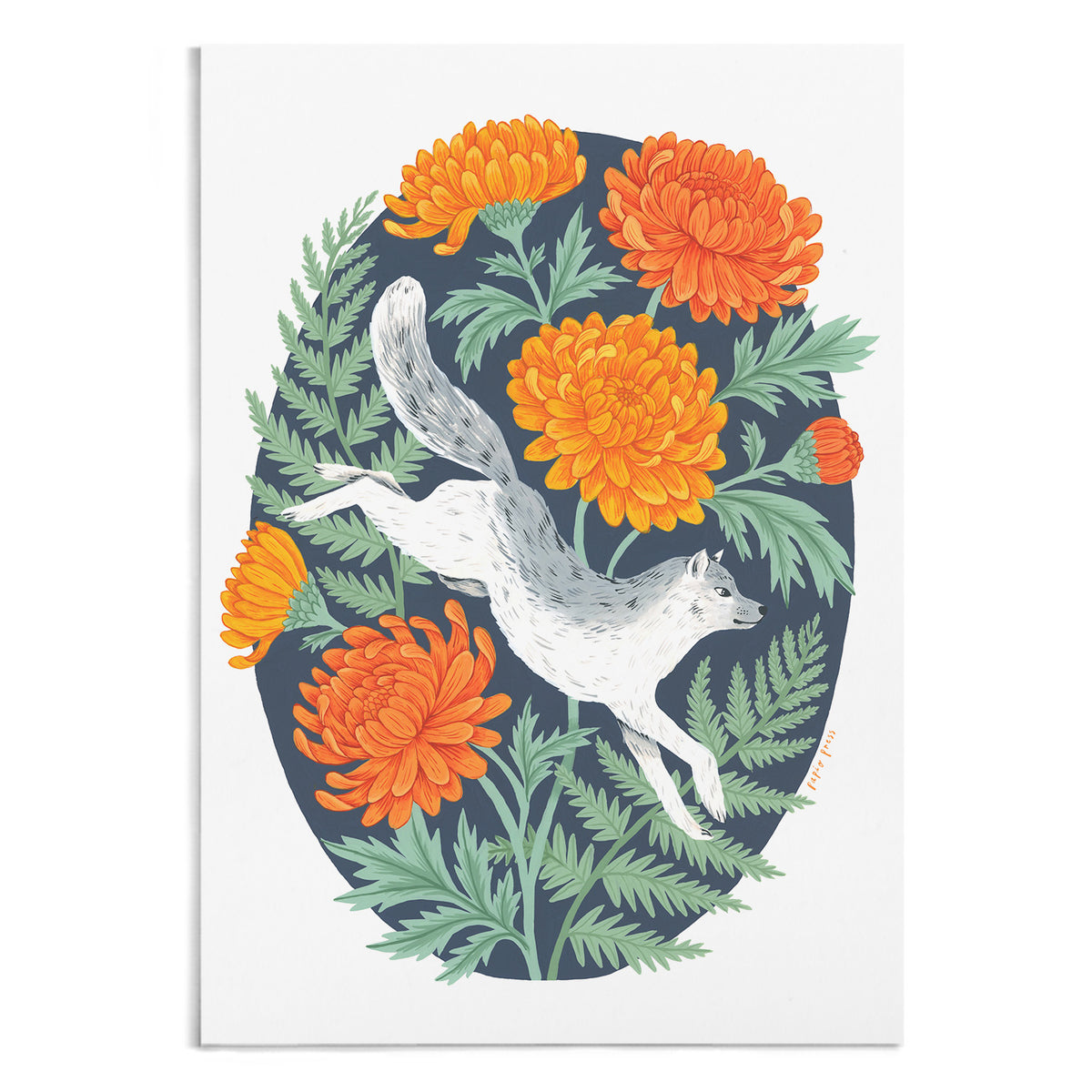 Floral Wolf