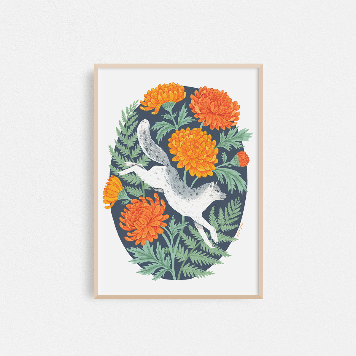 Floral Wolf