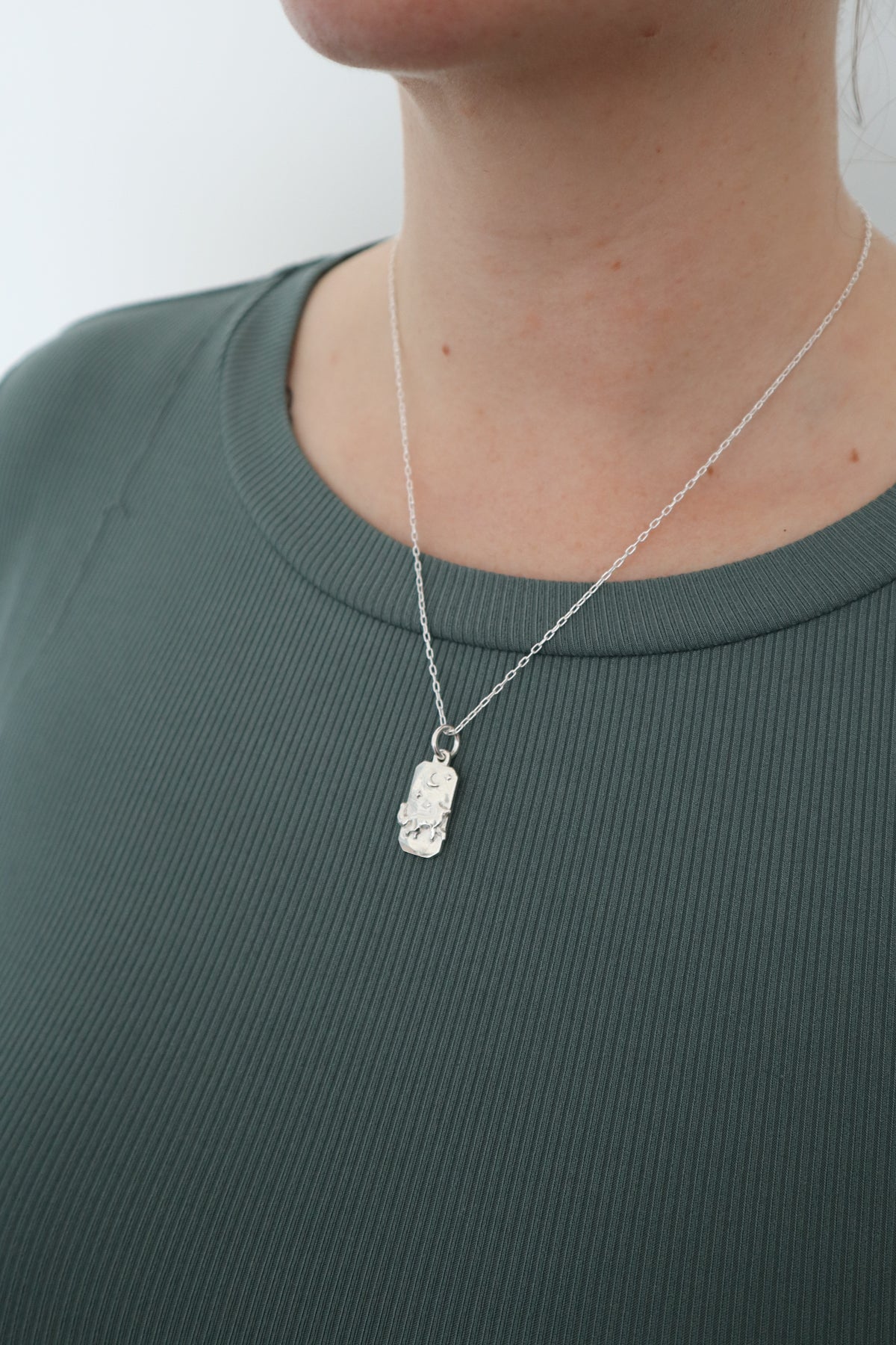 Silver Lunar Fox Pendant