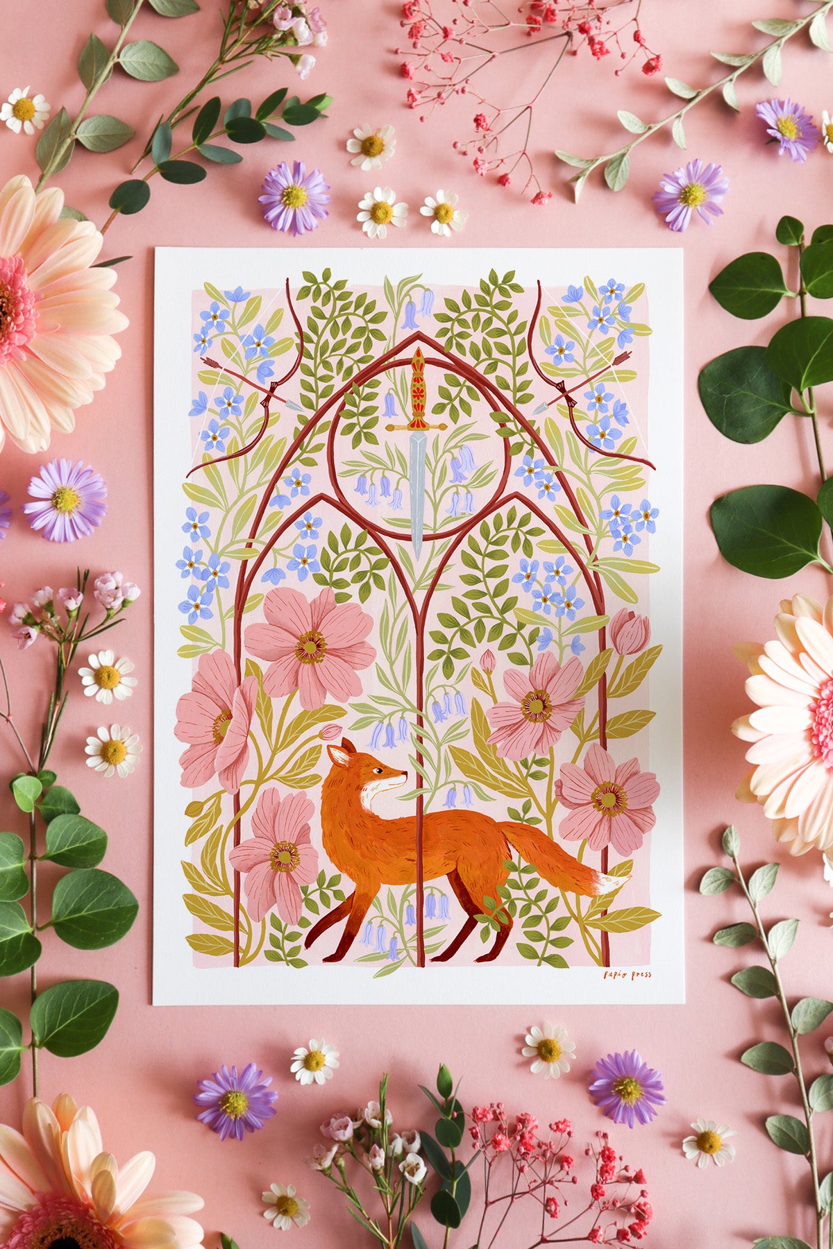The Fox in the Arch Artists Print