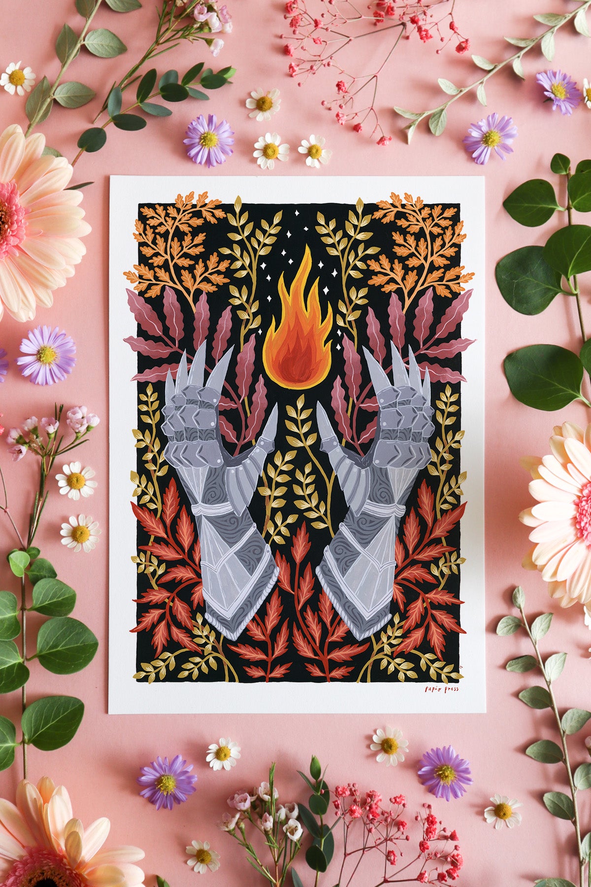 The Gauntlets Artists Print