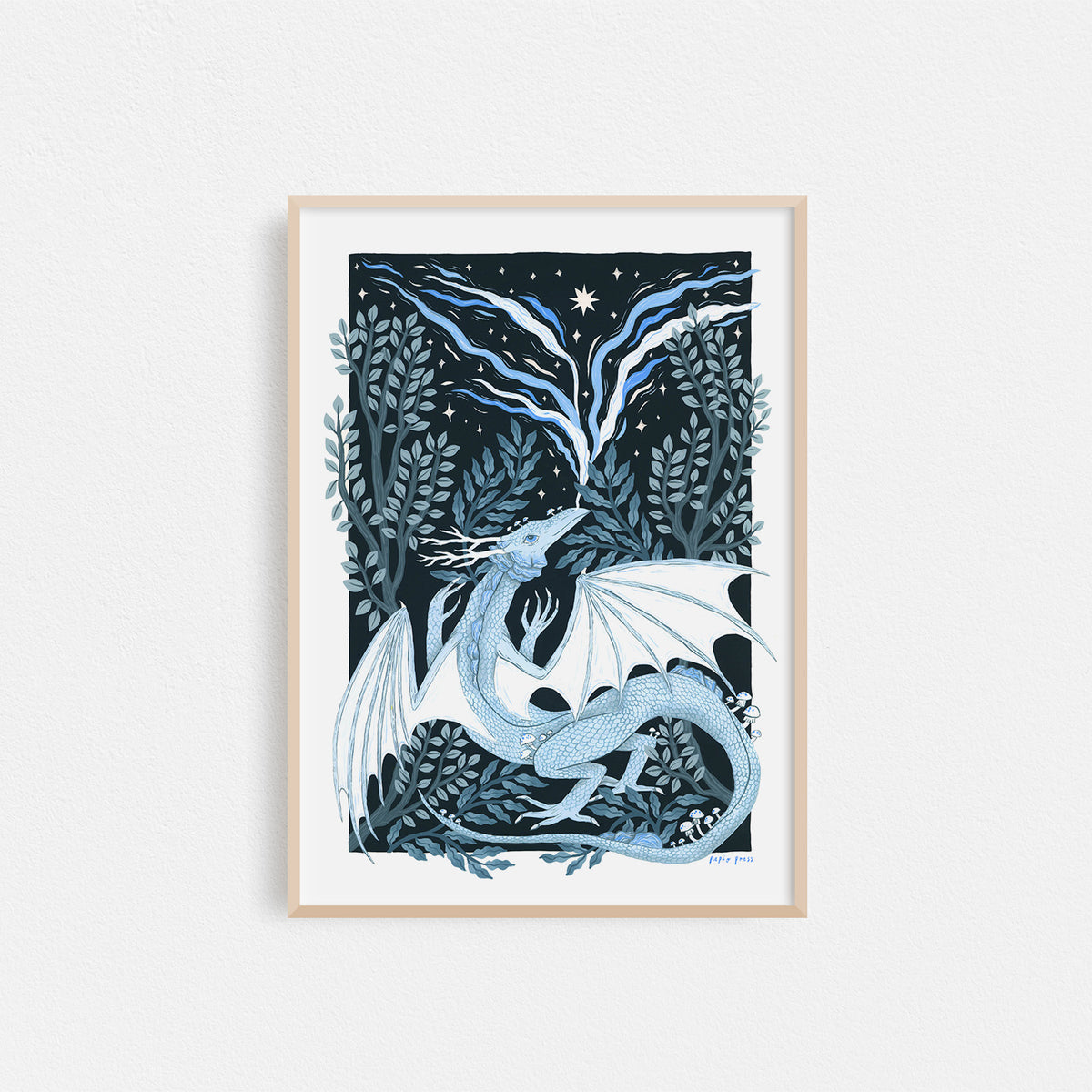 Ice Dragon Artists Print