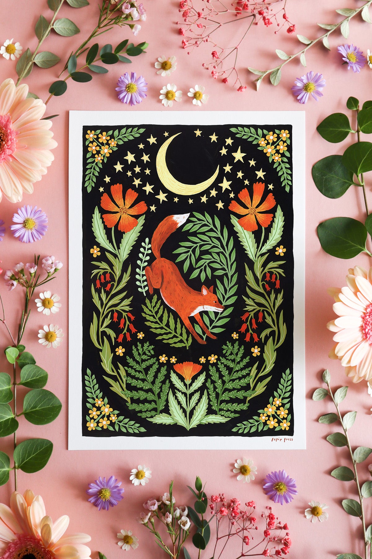 Lunar Fox Artists Print