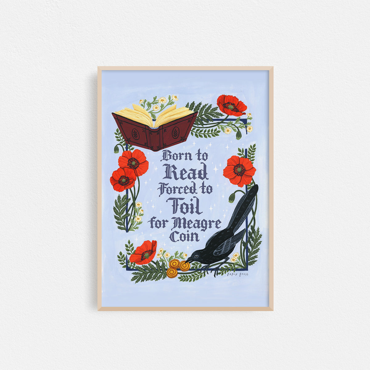 Meagre Coin Artists Print