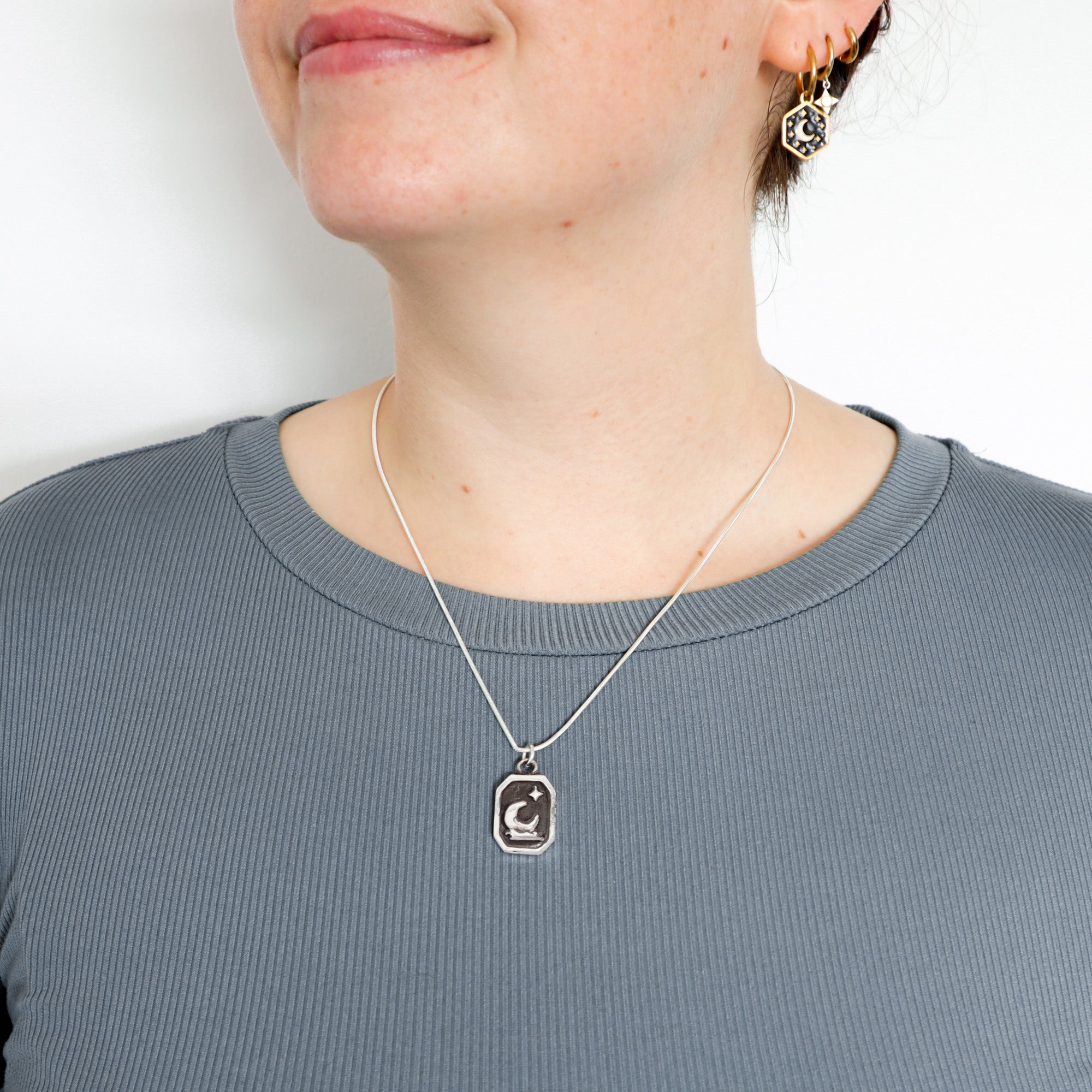 シルバー三日月ペンダント