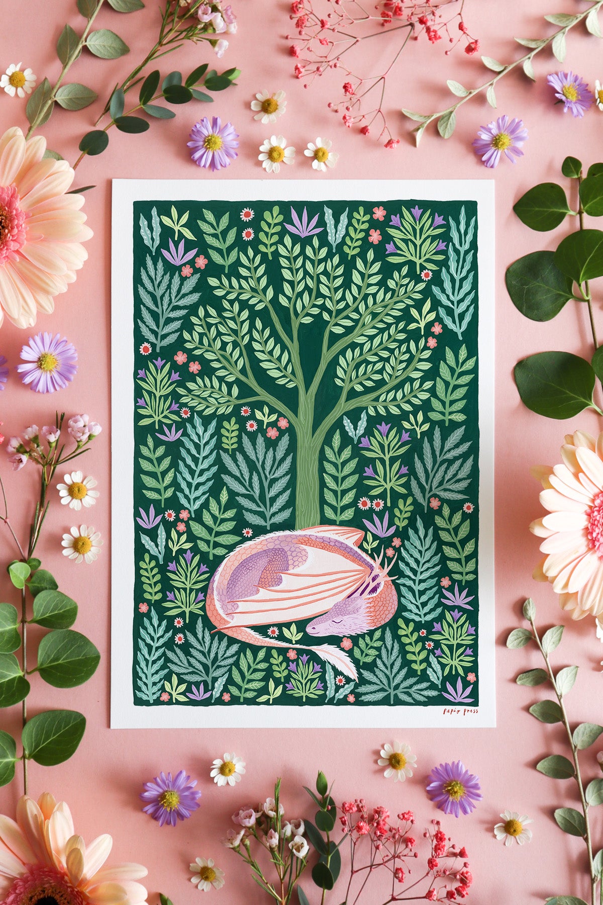 Sleeping Dragon Artists Print