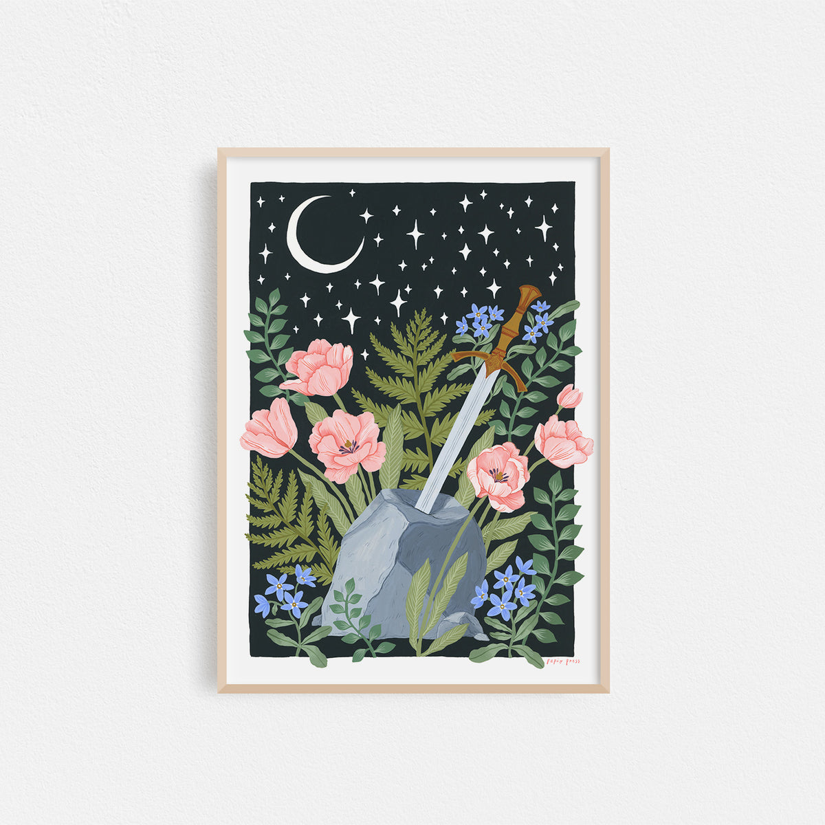 Sword in the Stone Artists Print