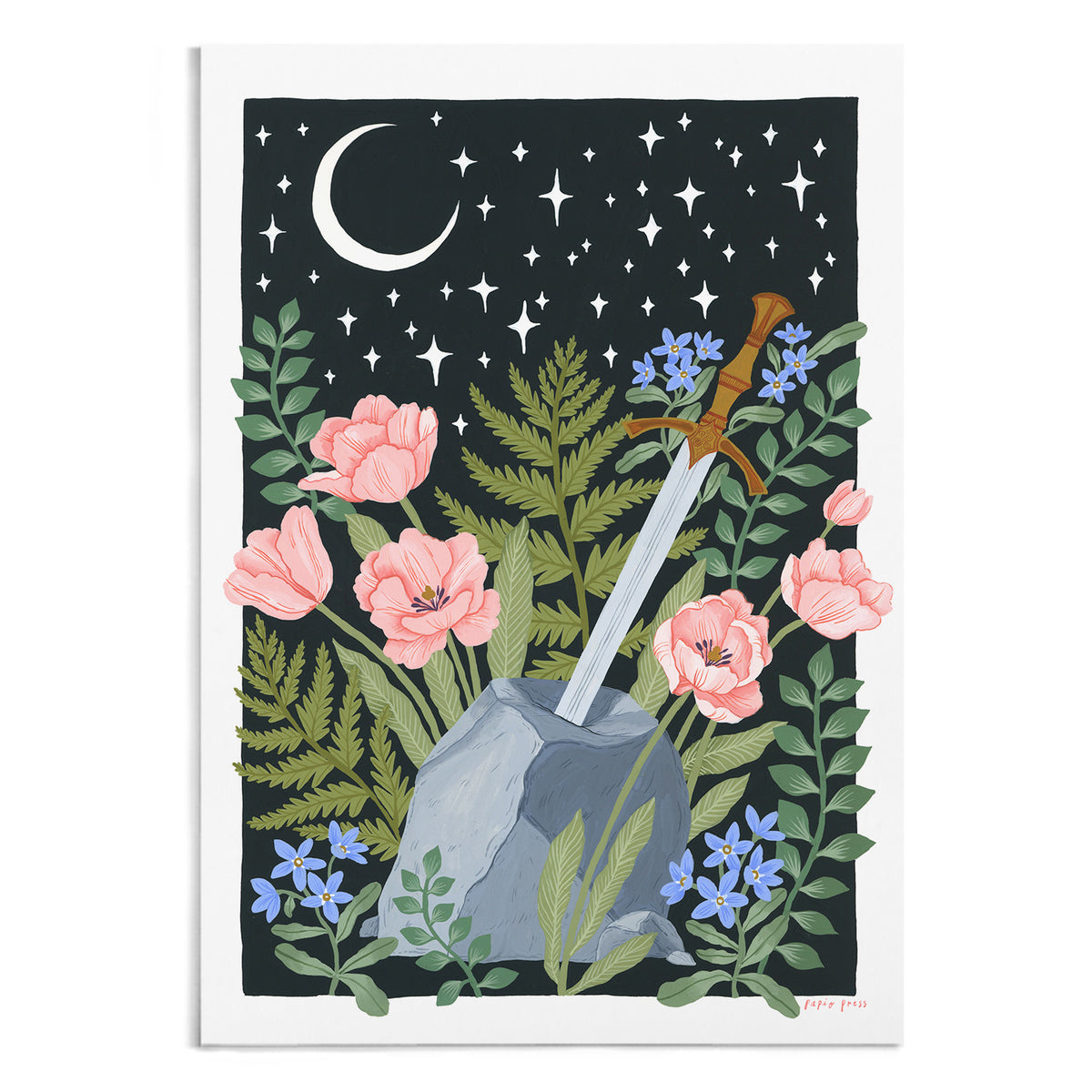 Sword in the Stone Artists Print