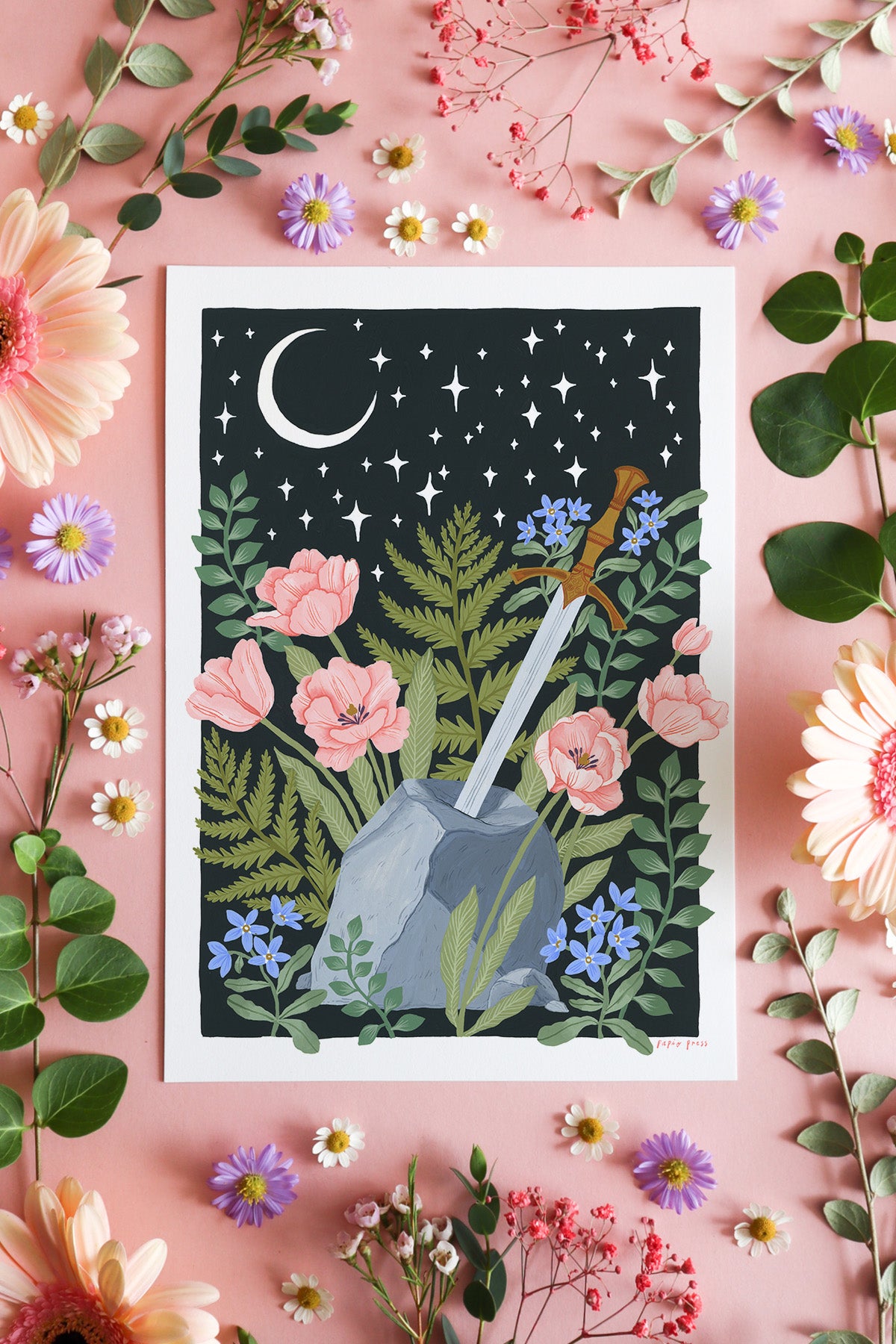 Sword in the Stone Artists Print